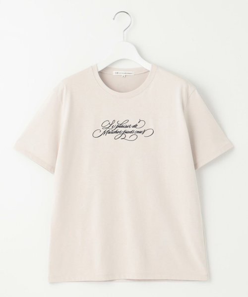 NIJYUSANKU（SMALL SIZE）(23区（小さいサイズ）)/【井波麻里衣さんコラボ】カリグラフィー 刺繍 Tシャツ/img11