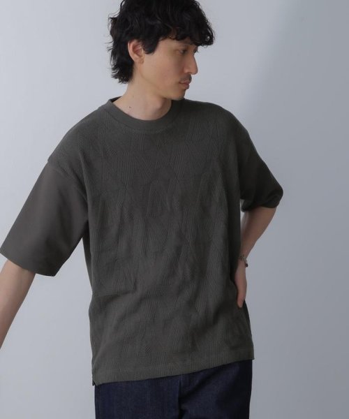 nano・universe(ナノ・ユニバース)/ツートーン切り替えTシャツ 半袖/img17