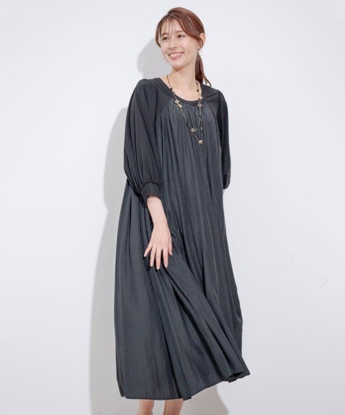 デザインヨーク切替ギャザーワンピース 人気・おすすめ｜使いやすい・旅行におすすめ 品質保証 全国発送 在庫限り