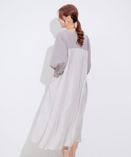 デザインヨーク切替ギャザーワンピース 人気・おすすめ｜使いやすい・旅行におすすめ 品質保証 全国発送 在庫限り