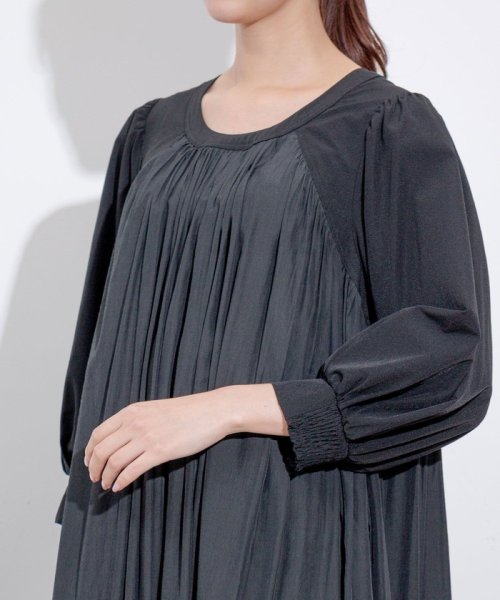 デザインヨーク切替ギャザーワンピース 人気・おすすめ｜使いやすい・旅行におすすめ 品質保証 全国発送 在庫限り