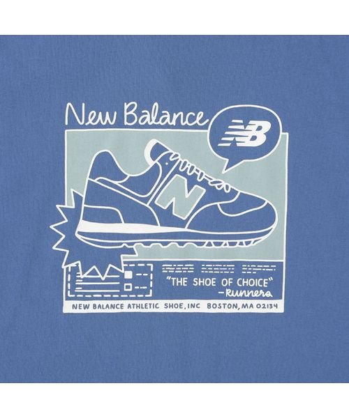 new balance(ニューバランス)/吸水速乾 Graphic ショートスリーブTシャツ/img03