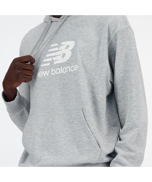 new balance(ニューバランス)/Sport Essentials Stacked Logo スウェットフーディ/img03