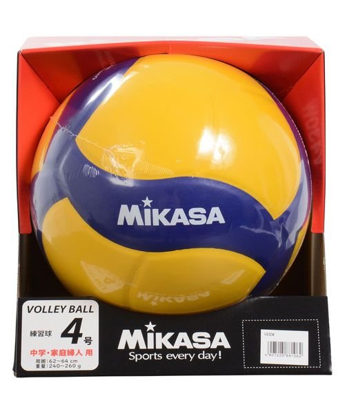 MIKASA(ミカサ)/バレー4号 練習球 黄/青/img01