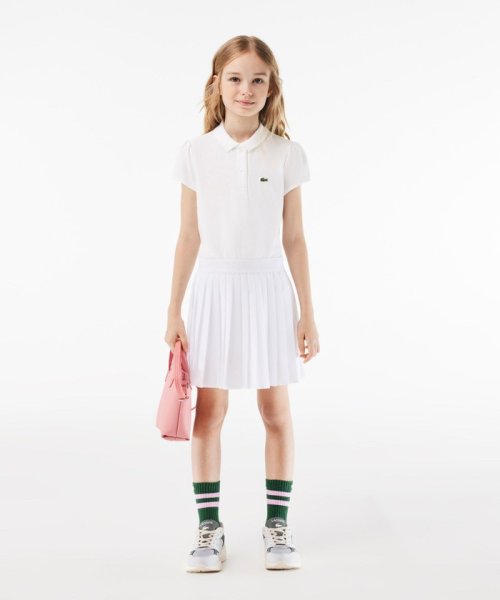 LACOSTE KIDS(ラコステ　キッズ)/GIRLSスカラップカラーポロシャツ/img05