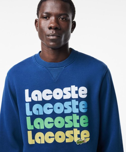 LACOSTE Mens(ラコステ　メンズ)/リピートネームプリントクルーネックスウェット/img01