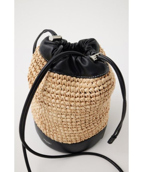 moussy(マウジー)/RAFFIA BUCKET バッグ/img05