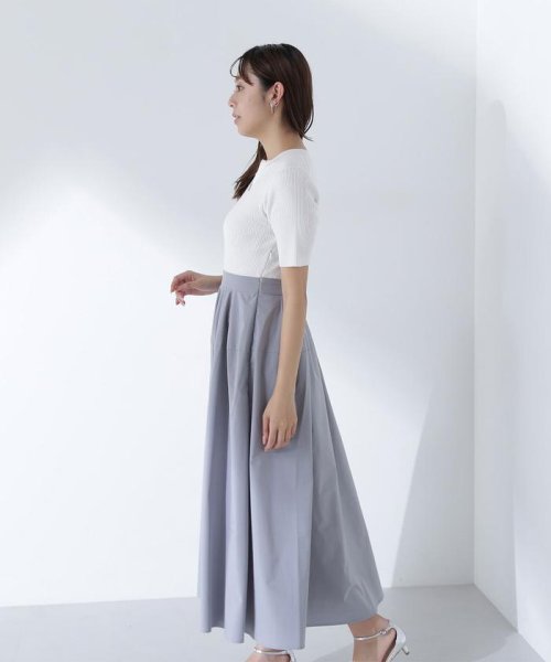 ハーフジップニットドッキングワンピース なし