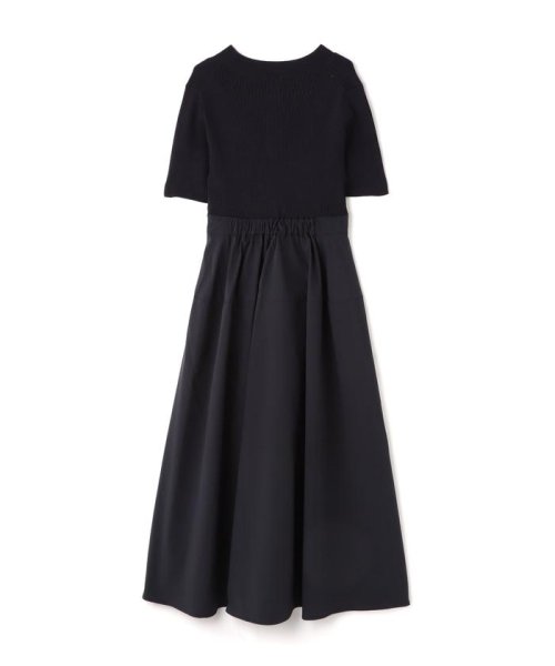 ハーフジップニットドッキングワンピース なし