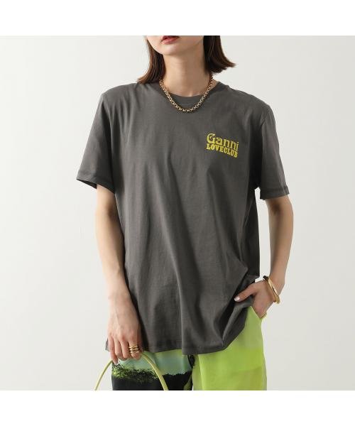 GANNI(ガニー)/GANNI 半袖 Tシャツ Thin Jersey Loveclub Relaxed T－shirt/img03