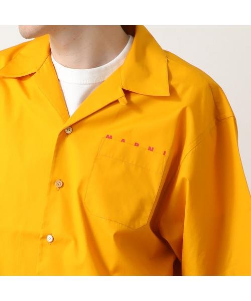 MARNI ボウリングシャツ CUMU0213P8 USCT88 ポプリン ボウリングシャツ CUMU0213P8 USCT88
