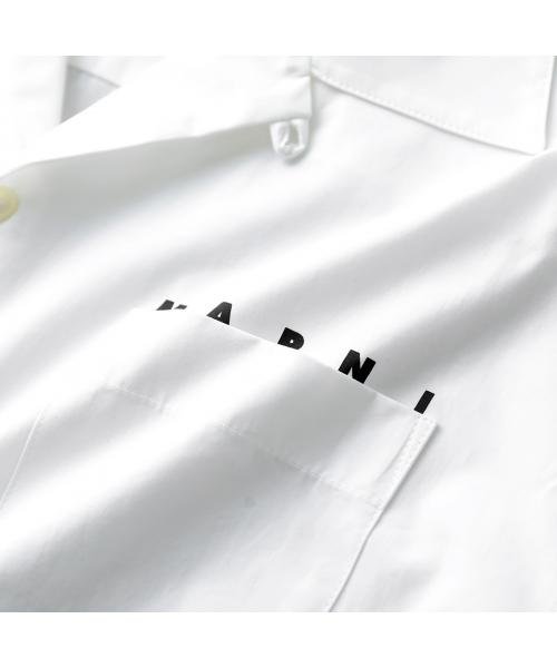 MARNI ボウリングシャツ CUMU0213P8 USCT88 ポプリン ボウリングシャツ CUMU0213P8 USCT88