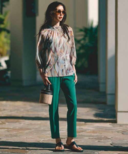 【WEB限定】Ratti ペインティングプリント ブラウス ペインティングプリント 品番 Ratti SKWOCS0208 ブラウス BLWOCS0208