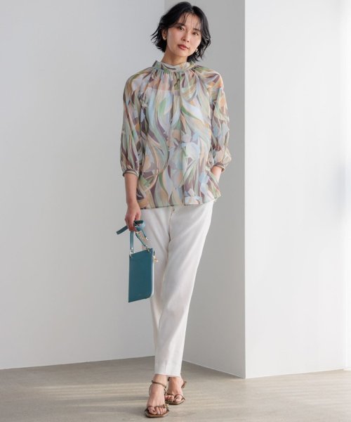 【WEB限定】Ratti ペインティングプリント ブラウス ペインティングプリント 品番 Ratti SKWOCS0208 ブラウス BLWOCS0208