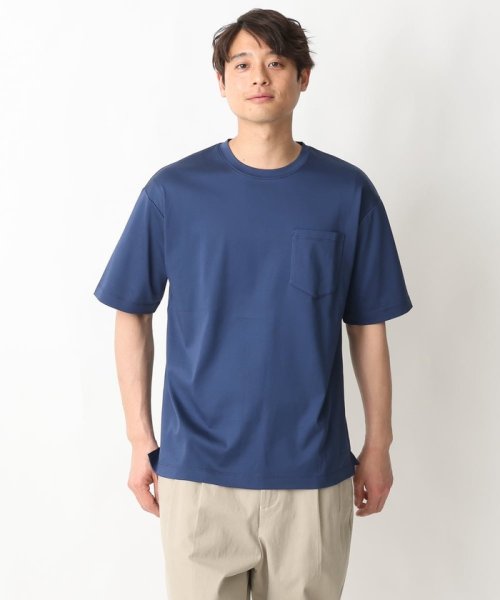 a.v.v (MEN)(アー・ヴェ・ヴェメンズ)/【接触冷感】ハイクオリティーコットンシルケットTシャツ/img44