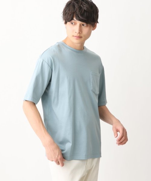 a.v.v (MEN)(アー・ヴェ・ヴェメンズ)/【接触冷感】ハイクオリティーコットンシルケットTシャツ/img50