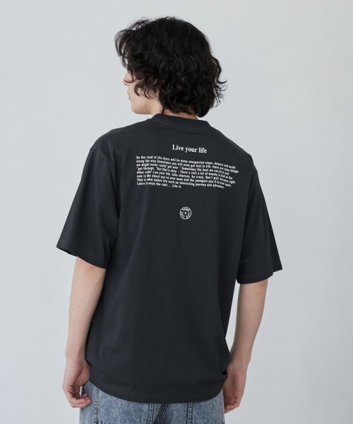 coen(coen)/【WELLTECT】メッセージロゴプリントTシャツ（WEB限定カラー）/img13