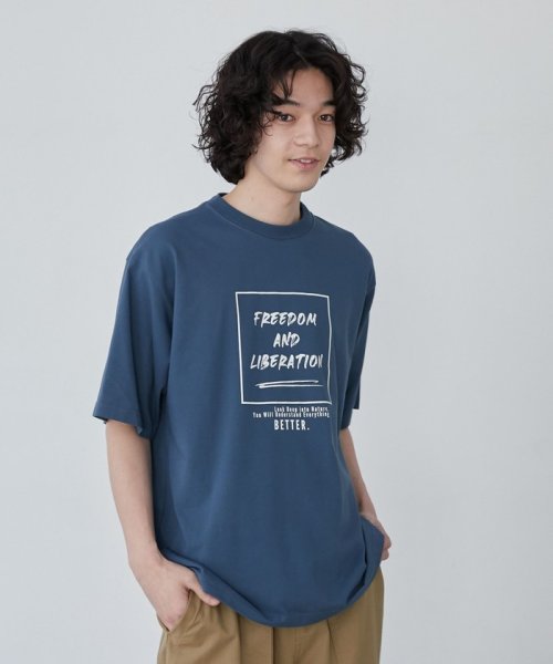 coen(coen)/【WELLTECT】boxロゴプリントTシャツ（WEB限定カラー）/img13