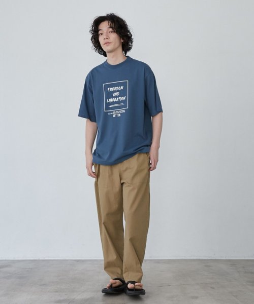 coen(coen)/【WELLTECT】boxロゴプリントTシャツ（WEB限定カラー）/img16
