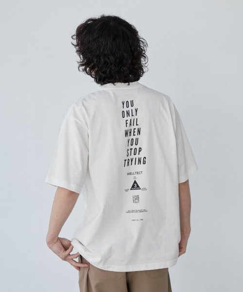 coen(coen)/【WELLTECT】ロゴバックプリントTシャツ（WEB限定カラー）/img03