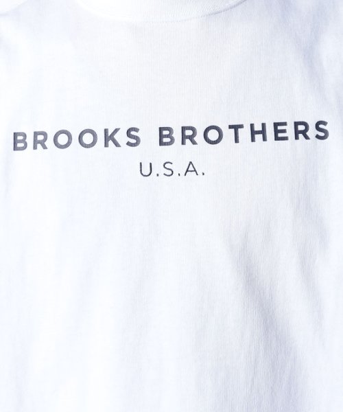 Brooks Brothers(ブルックス ブラザーズ（メンズ）)/【WEB限定】SS24 LOGO Series コットン ロゴプリント クルーネック Tシャツ/img05