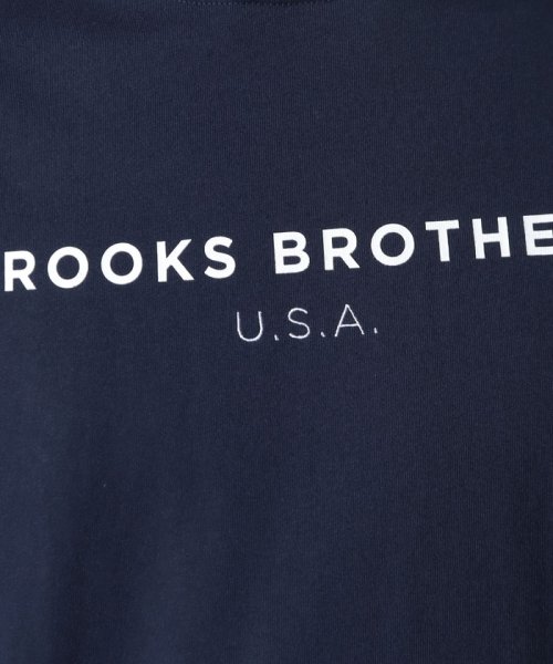 Brooks Brothers(ブルックス ブラザーズ（メンズ）)/ 【WEB限定】SS24 LOGO Series コットン ロゴプリント クルーネック Tシャツ/img05