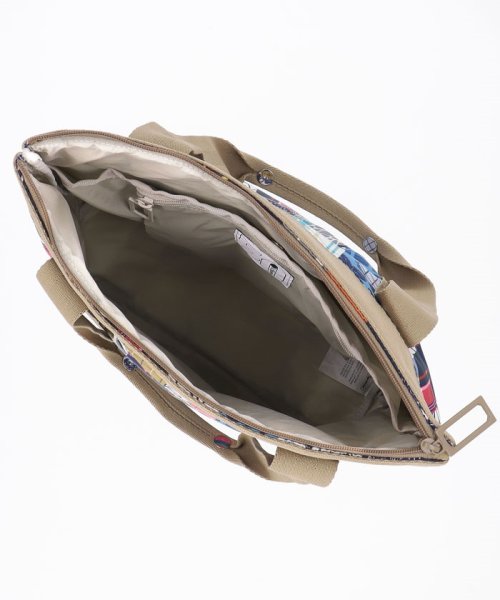 N/S ZIP TOTE50THグリッドパッチワーク N/S ZIP