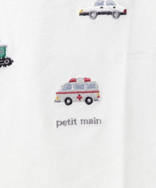 petit main(プティマイン)/【接触冷感】働く車刺繍Tシャツ/img04