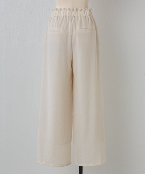 《LIVETART》ライトジョーゼットワイドパンツ LIVETART