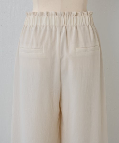 《LIVETART》ライトジョーゼットワイドパンツ LIVETART