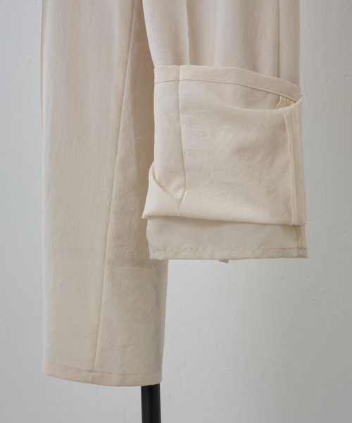 《LIVETART》ライトジョーゼットワイドパンツ LIVETART