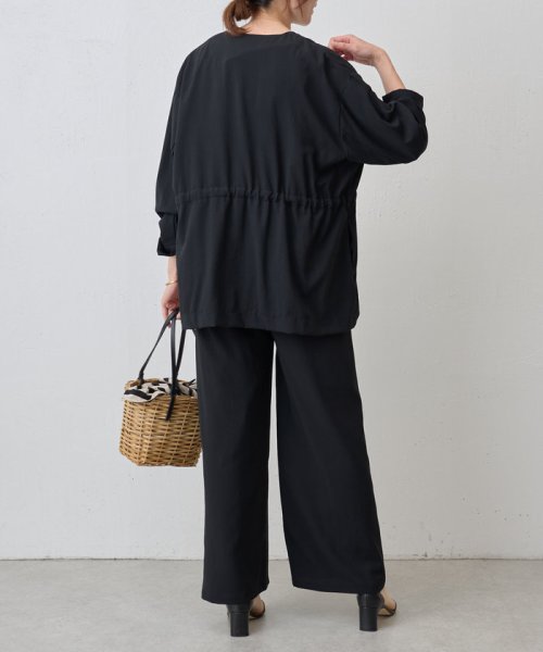 《LIVETART》ライトジョーゼットワイドパンツ LIVETART