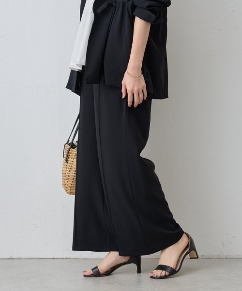 《LIVETART》ライトジョーゼットワイドパンツ LIVETART