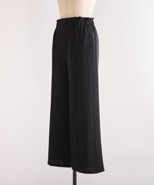 《LIVETART》ライトジョーゼットワイドパンツ LIVETART