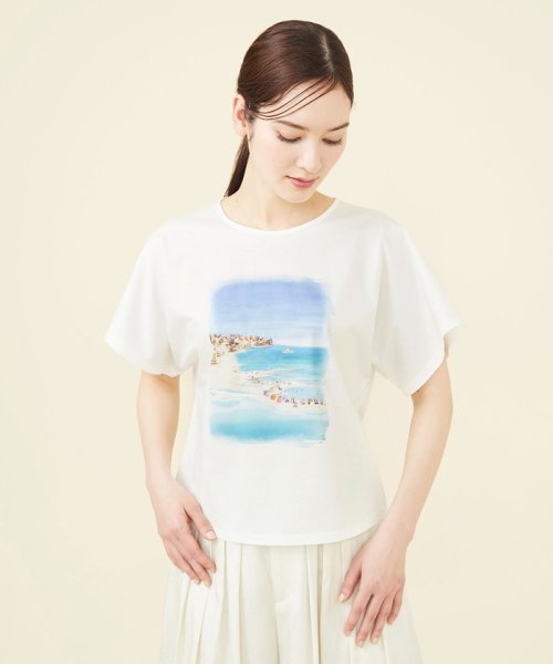 Sybilla(シビラ)/【PLAYA】ビーチサイドプリントTシャツ/img07