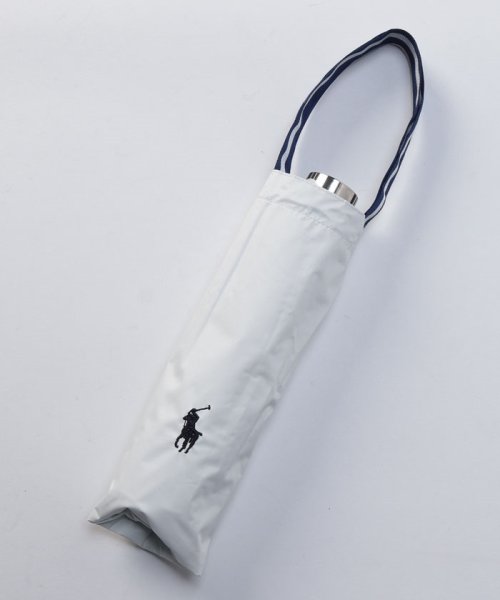 POLO RALPH LAUREN(umbrella)(ポロラルフローレン（傘）)/晴雨兼用折りたたみ日傘　ロゴ刺繍/img02