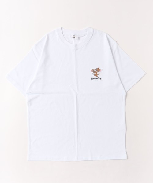 MARUKAWA(マルカワ)/Tom&Jerry/トムとジェリー ワンポイント 刺繍 半袖Tシャツ キャラクター Tシャツ メンズ レディース /img27