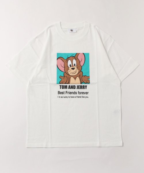 MARUKAWA(マルカワ)/Tom&Jerry/トムとジェリー ワンポイント 刺繍 半袖Tシャツ キャラクター Tシャツ メンズ レディース /img29
