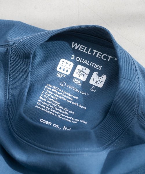 coen(coen)/【WEB限定】【WELLTECT】ベーシックシンプルTシャツ/img30