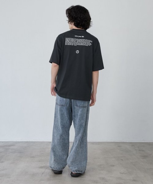 coen(coen)/【WELLTECT】メッセージロゴプリントTシャツ（WEB限定カラー）/img12