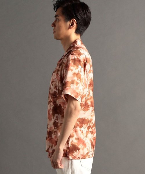 MONSIEUR NICOLE(ムッシュニコル)/ボタニカルプリント オープンカラー半袖シャツ/img04