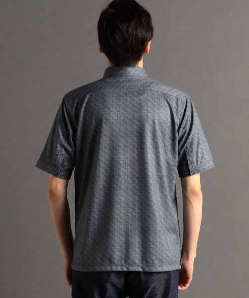 MONSIEUR NICOLE(ムッシュニコル)/ブロックジャカードプリント 半袖ポロシャツ/img05