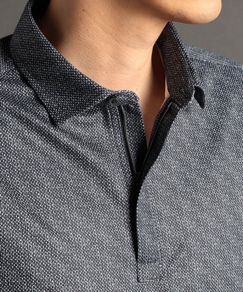 MONSIEUR NICOLE(ムッシュニコル)/ブロックジャカードプリント 半袖ポロシャツ/img08
