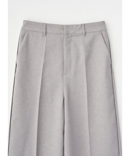 ワイドクロップドパンツ 