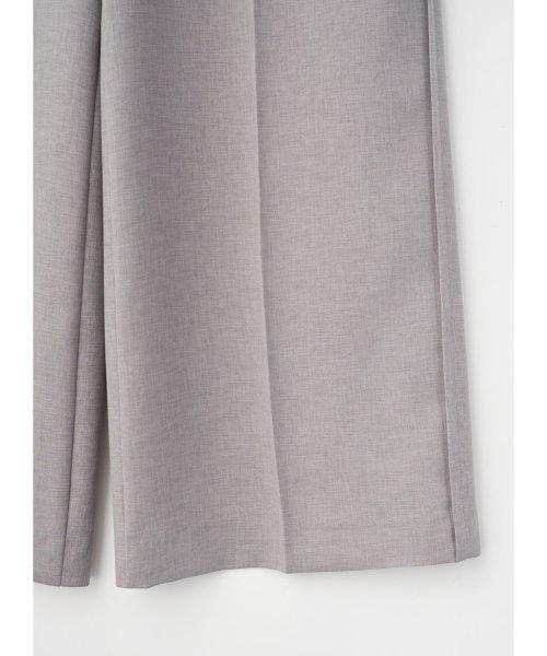 ワイドクロップドパンツ 