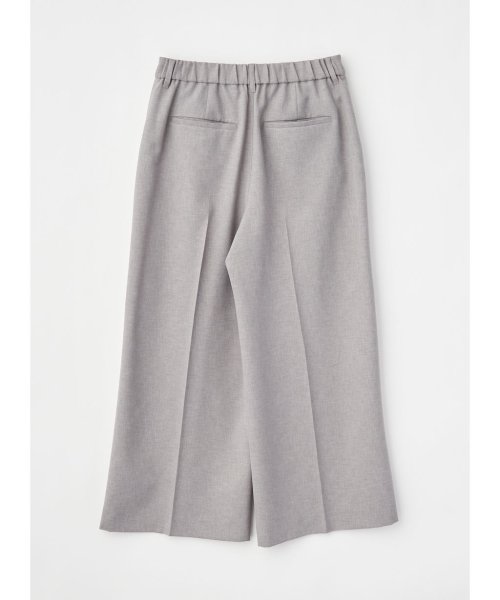 ワイドクロップドパンツ 