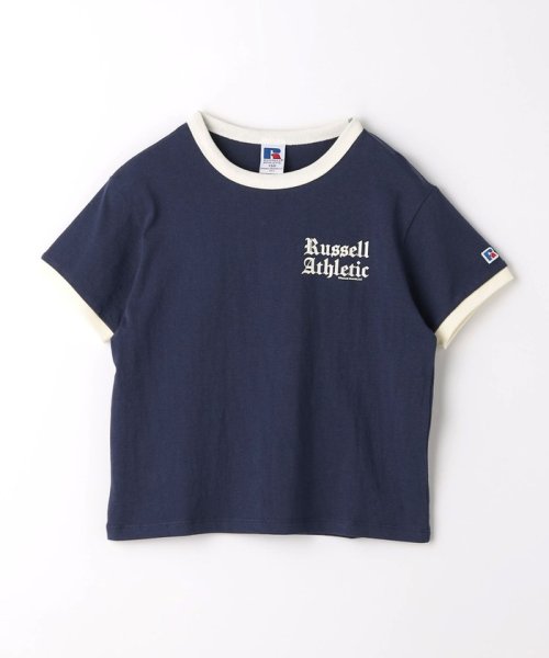 green label relaxing （Kids）(グリーンレーベルリラクシング（キッズ）)/【別注】＜RUSSELL ATHLETIC＞プリント リンガー Tシャツ 100cm－130cm/img11