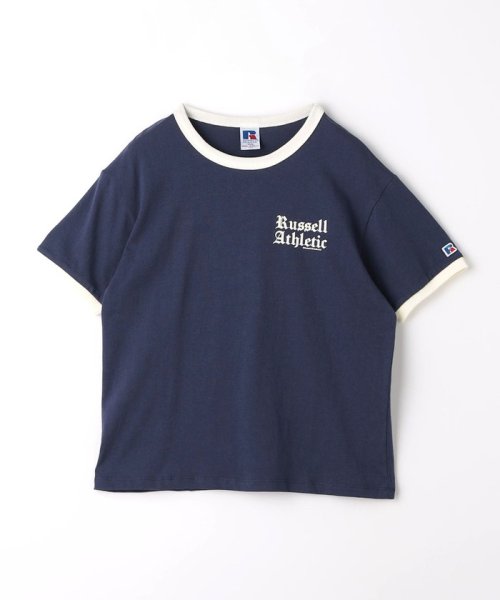 green label relaxing （Kids）(グリーンレーベルリラクシング（キッズ）)/【別注】＜RUSSELL ATHLETIC＞プリント リンガー Tシャツ 140cm－150cm/img08