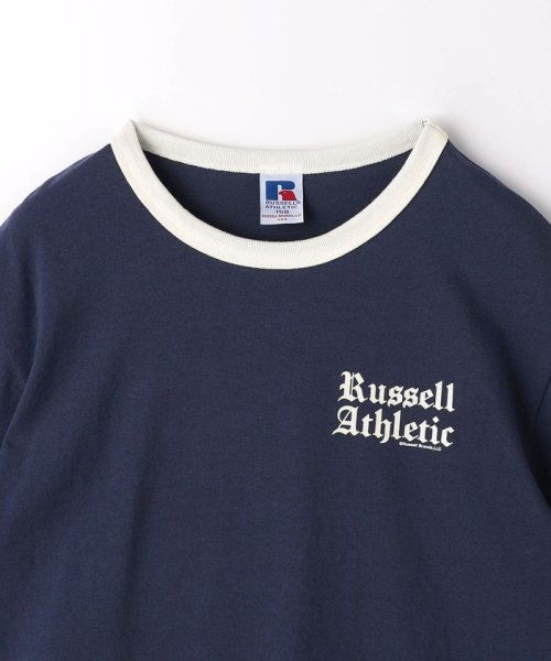 green label relaxing （Kids）(グリーンレーベルリラクシング（キッズ）)/【別注】＜RUSSELL ATHLETIC＞プリント リンガー Tシャツ 140cm－150cm/img09