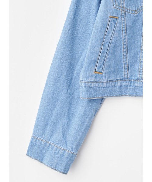 デニムショートジャケット 